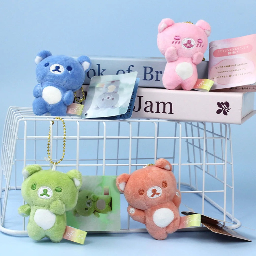 Llavero Peluche Rilakkuma | Oso Kawaii Arcoíris