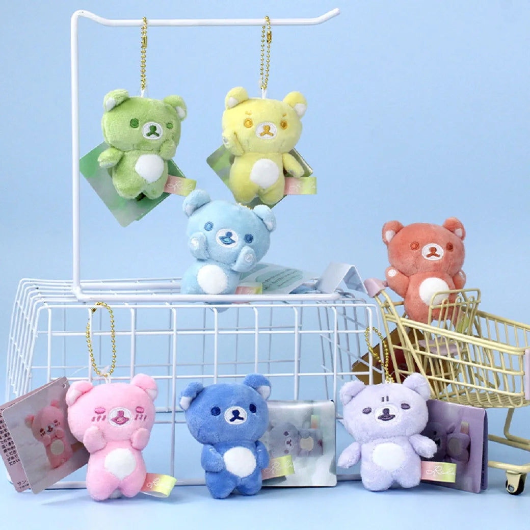 Llavero Peluche Rilakkuma | Oso Kawaii Arcoíris