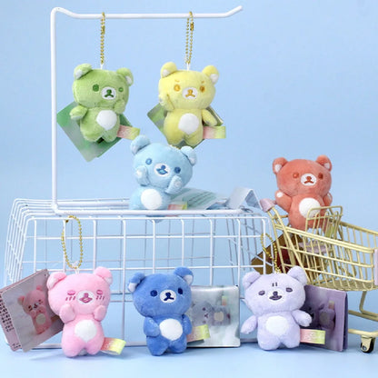Llavero Peluche Rilakkuma | Oso Kawaii Arcoíris
